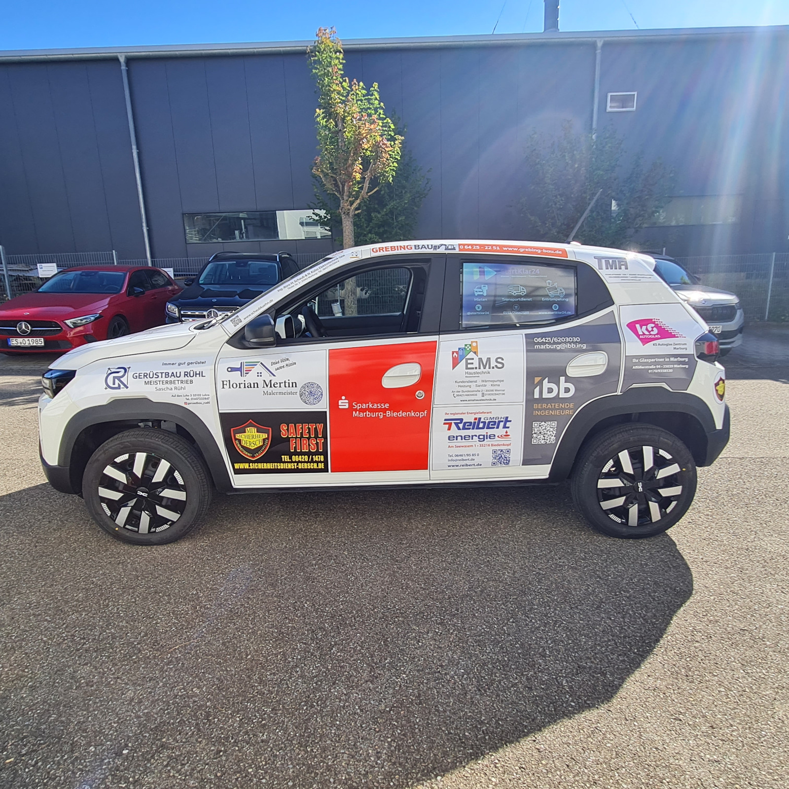 Elektro-Reinigungsfahrzeug der Stadt Marburg, gesponsert von GA-Reisemobile