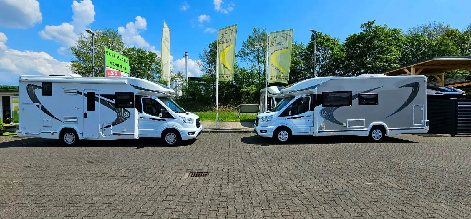 Mietpreise und Zahlungsvereinbarungen von GA-Reisemobile